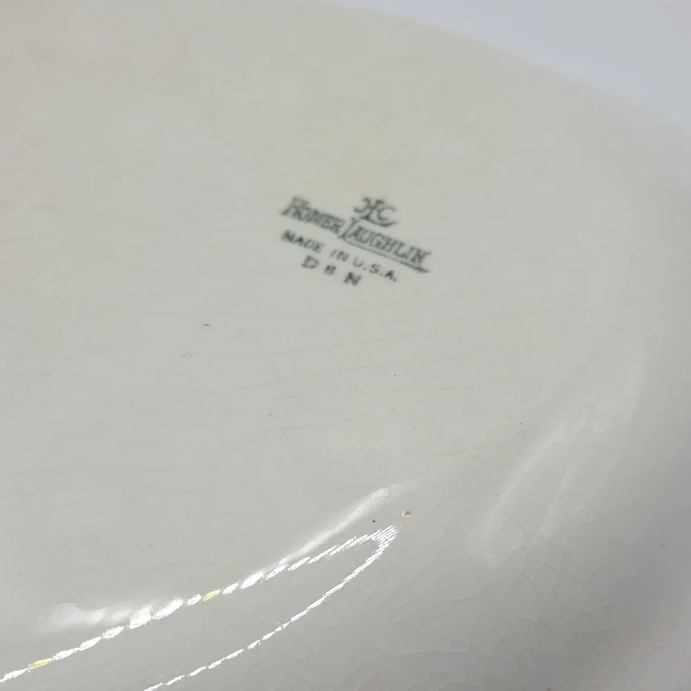 Homer Laughlin Empress Rose Lattice Platter